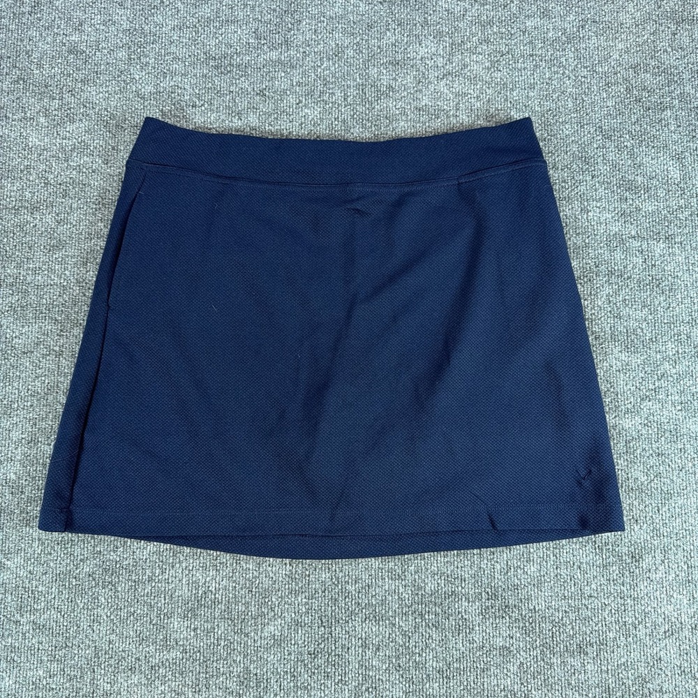 Callaway Opti-Dri Golf Skort Womens XL Navy Blue Textured Performance‎ Skirt